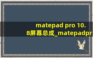 matepad pro 10.8屏幕总成_matepadpro10.8屏幕总成怎么选